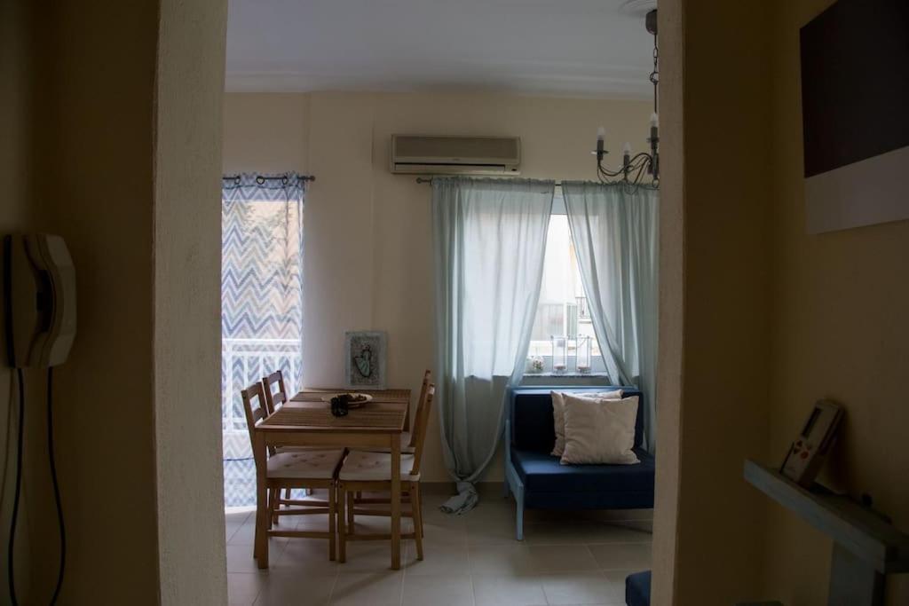 Blue Theros Apartments Paralia Dionysiou Exteriör bild